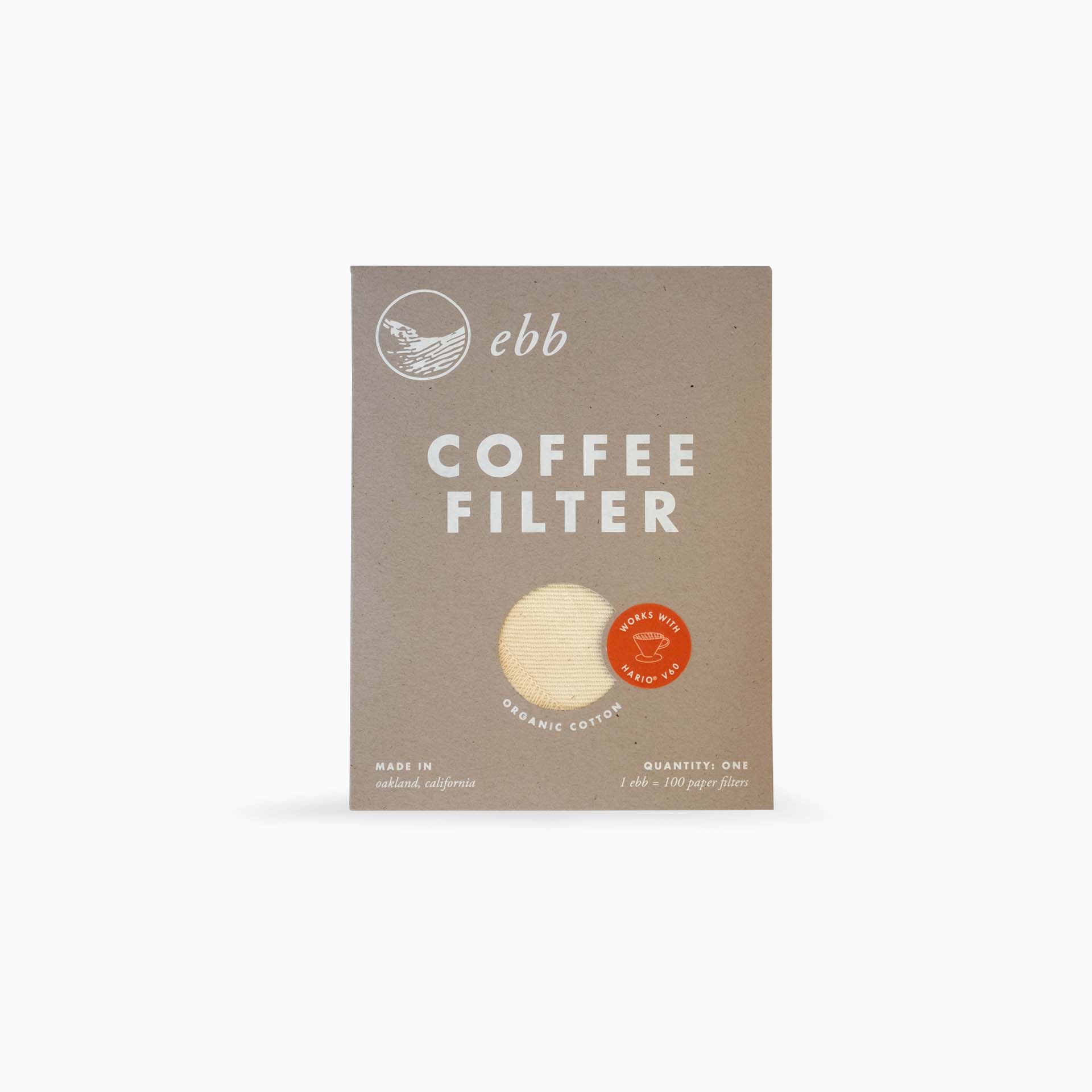 Ebb Organic Cotton Coffee Filter - Image 4