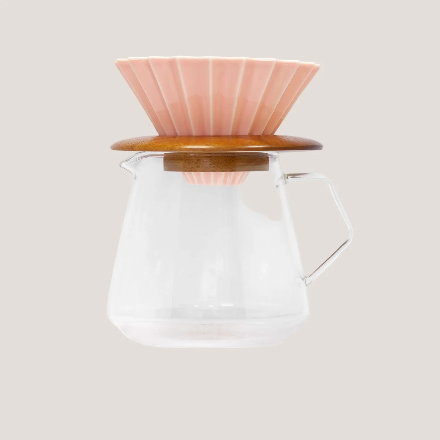 Origami Ceramic Dripper S & Wooden Holder - Image 4